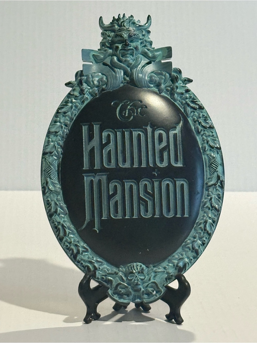 Disney Haunted Mansion Wall Sign - Black & Teal